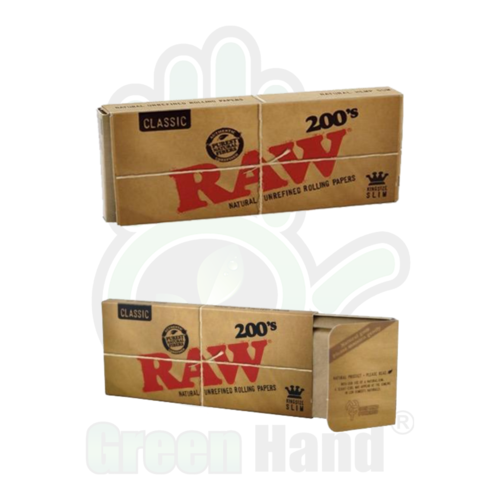 Raw Papel King Size Slim 200's Classic (1ud.)