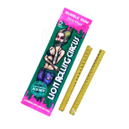 Lion Rolling Circus Hemp Wraps Blunt Sabores (Chicle)