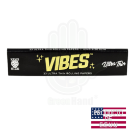 Vibes Ultra Thin Rolling Papers King Size