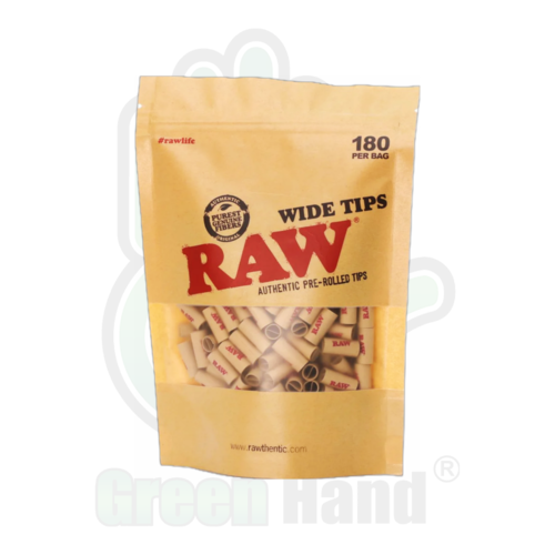 Raw Wide Tips 180 Uds.