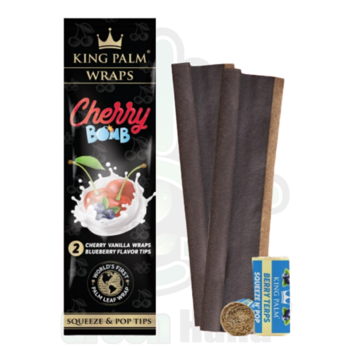 Blunt Wraps King Palm Cherry Bomb + Filtros