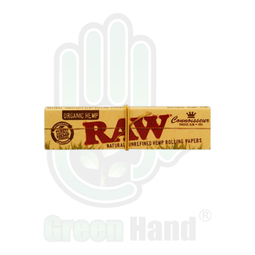 RAW Connoisseur orgnico King Size Slim + Tips (1 ud.)