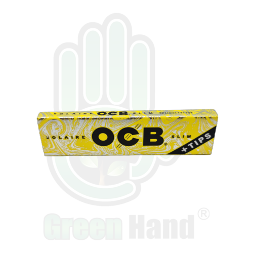 OCB Solaire Slim Rolling Papers & Tips