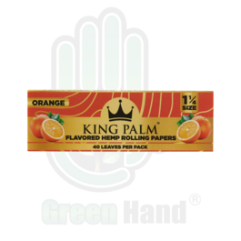 Papel de cañamo 1 1/4 King palm Orange