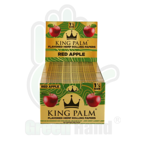 Papel de caamo 1 1/4 King palm Red Apple