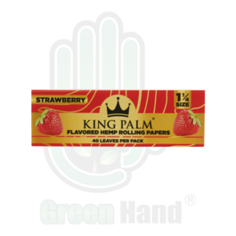 Papel de cañamo 1 1/4 King palm Strawberry