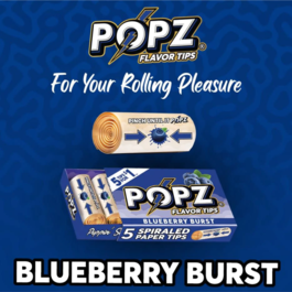 Filtros de sabor Popz Blueberry Burst