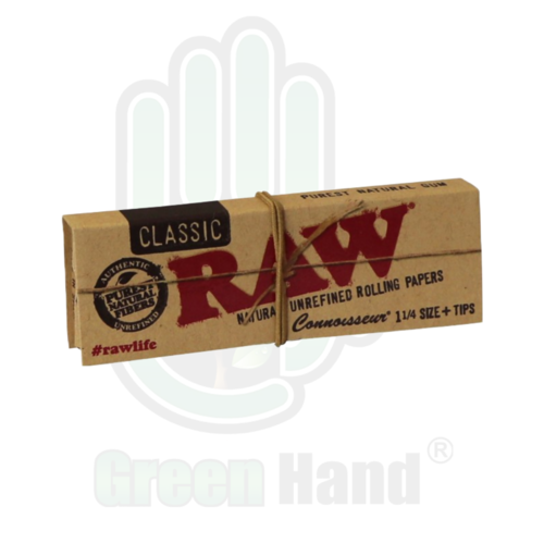 RAW Connoisseur 1 1/4 + Tips (1ud.)