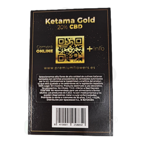 SUPER DRY POLEN HASH CBD 20% KETAMA GOLD 2 g