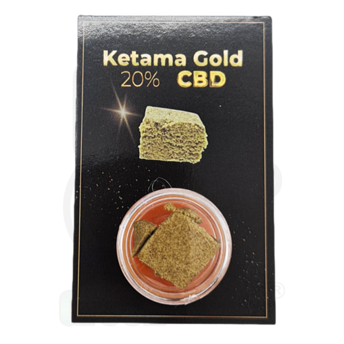 SUPER DRY POLEN HASH CBD 20% KETAMA GOLD 2 g