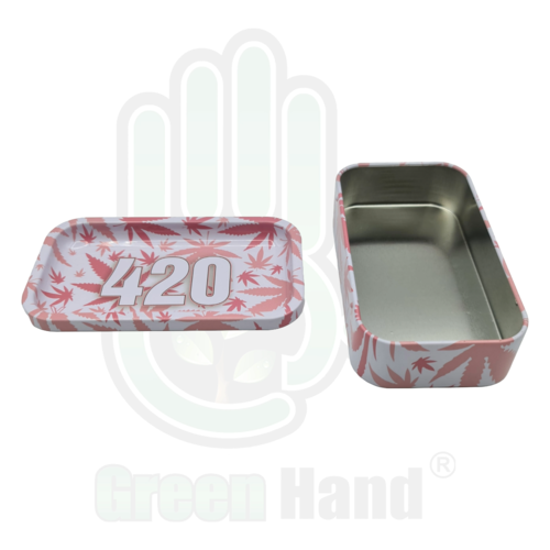 Caja Metal con tapa bandeja (420 PINK)